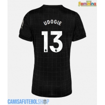 Camisa de time de futebol Tottenham Hotspur Destiny Udogie #13 Replicas 2º Equipamento Feminina 2025-26 Manga Curta